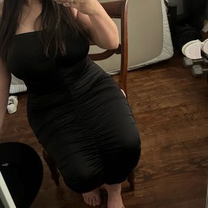 Black long dress